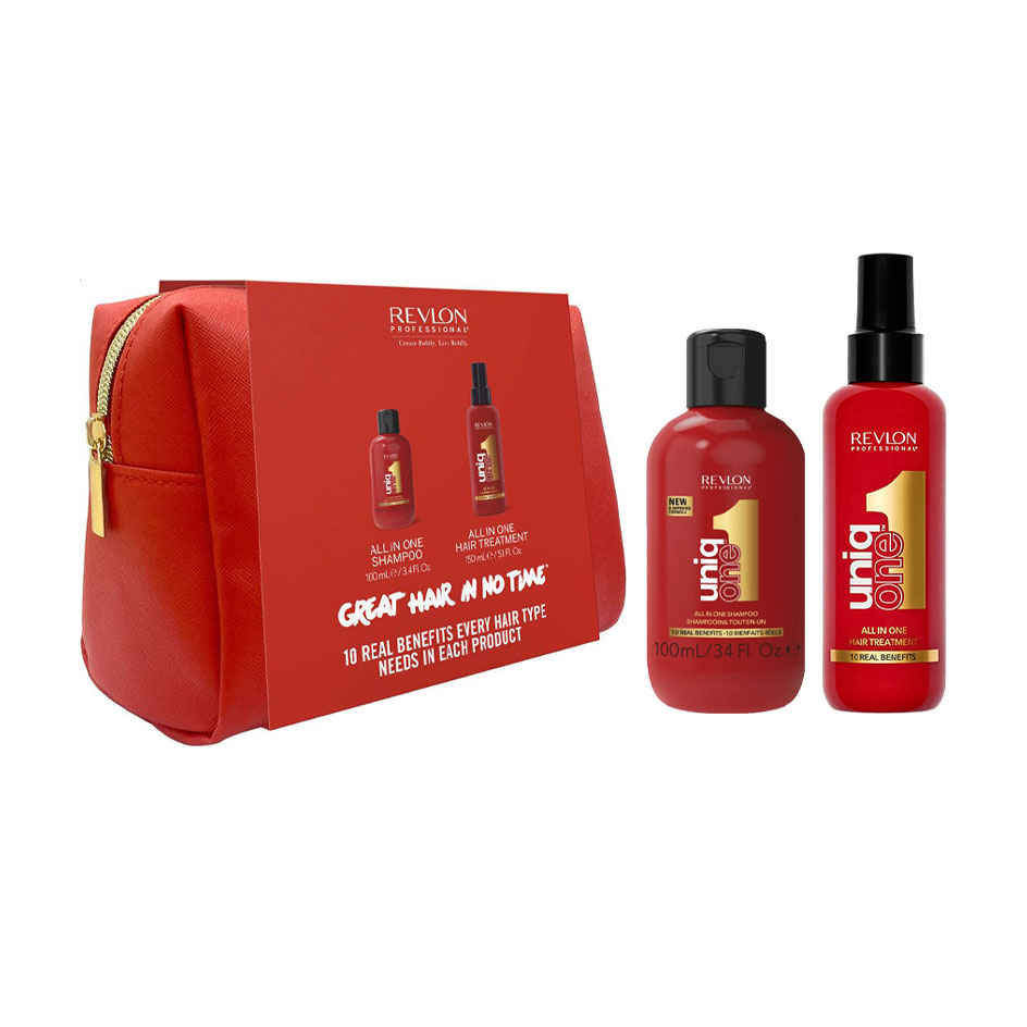 Набір для волосся Revlon Professional Great Hair In No Time (спрей-догляд, 150 мл + шампунь, 100 мл + косметичка)
